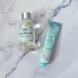 Sabon Cooling Body Wash & Hand Gelée set - minty spark - NWOT